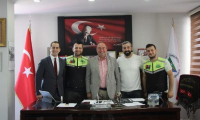 Artvin’de Motosiklet Kulübünden Başkan Elçin’e Ziyaret