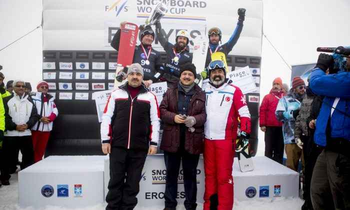 Dünyanın en iyi Snowboardcuları Erciyes’te yarıştı