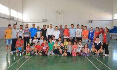 Badmintonda minik öğrencilere özel ilgi