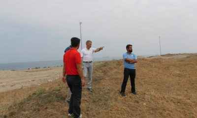 Ahmet Ağaoğlu Samsun Golf Sahası’nın yapımını inceledi