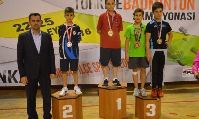 Türkiye Badminton şampiyonası sona erdi