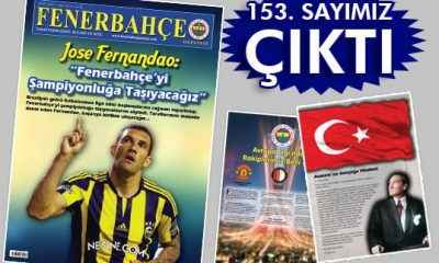Fenerbahçe Gazetesinin 153. Eylül sayısı çıktı