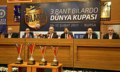 3 Bant Bilardo Dünya Kupası Bursa’da düzenlenecek