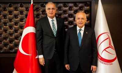 Fethi Yaşar, TVF Başkanı M. Akif Üstündağ’ı ziyaret etti