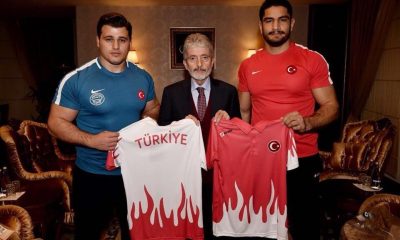 Şampiyonlar  Başkan Mustafa Tuna’yı ziyaret etti   