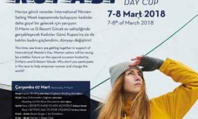 8 Mart’ta kadınlar için yelkenler fora