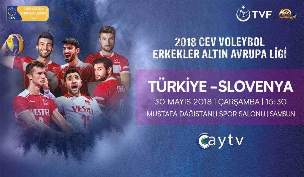 A Erkek Milli Takımımızın, CEV Altın Avrupa Ligi heyecanı Samsun’da!