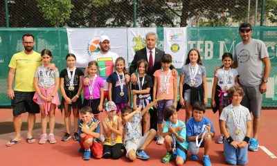Genç Tenis Akademisi yaz kampı turnuvası yapıldı   