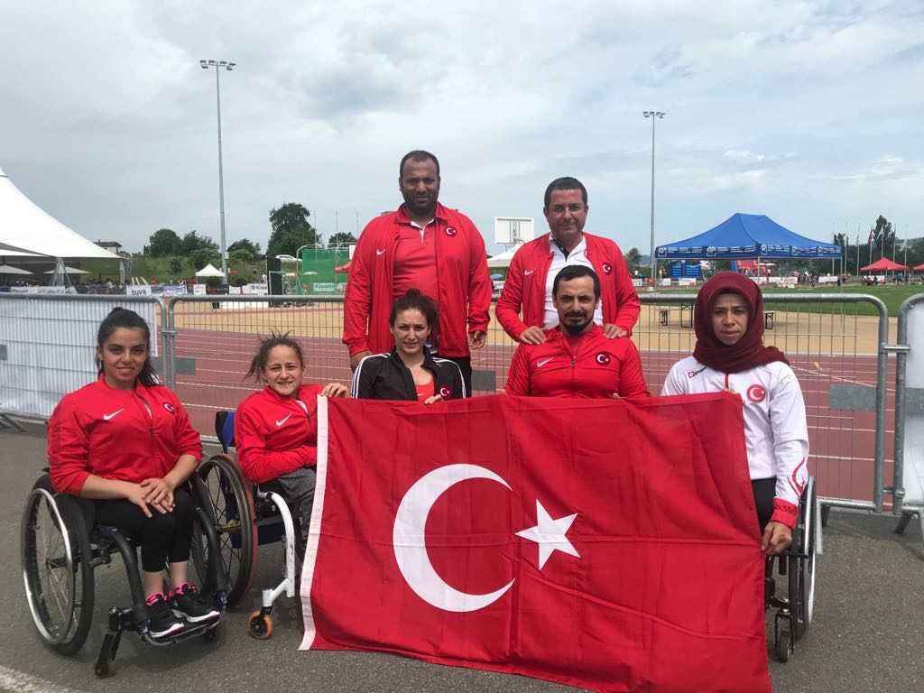 Engelli sporcular İsviçre’den birincilikle döndüler