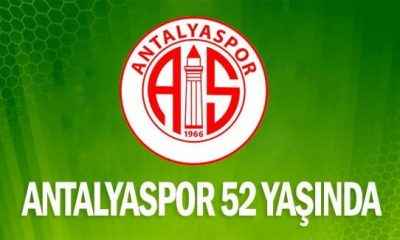 Antalyaspor 52 yaşında   