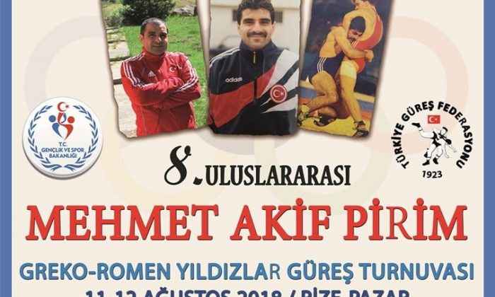 Mehmet Akif Pirim Güreş Turnuvası başlıyor