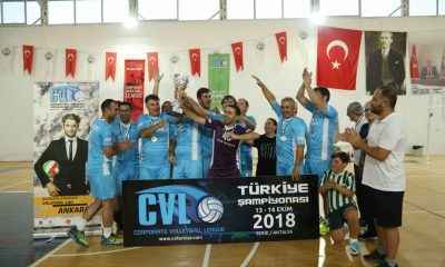 CVL Kurumlararası voleybol liginde Türk Telekom farkı      