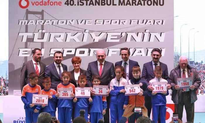 Vodafone 40. İstanbul Maratonu heyecanı Maraton ve Spor Fuarı’nda başladı      