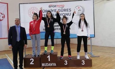Genç kadınlar güreş Türkiye şampiyonası sona erdi