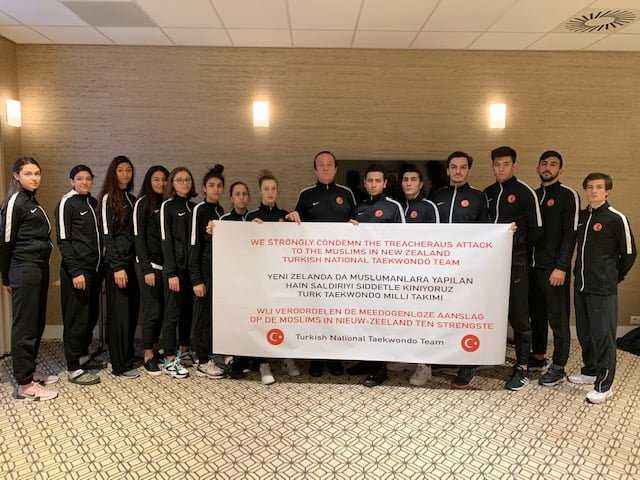 Tekvandoculardan Hollanda’da saldırı tepkisi   