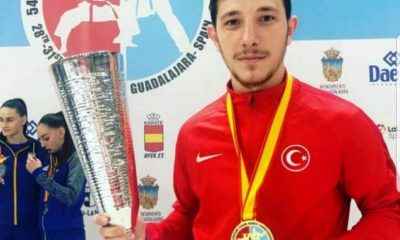 Milli Karateci Murat Öz Avrupa Şampiyonu oldu 