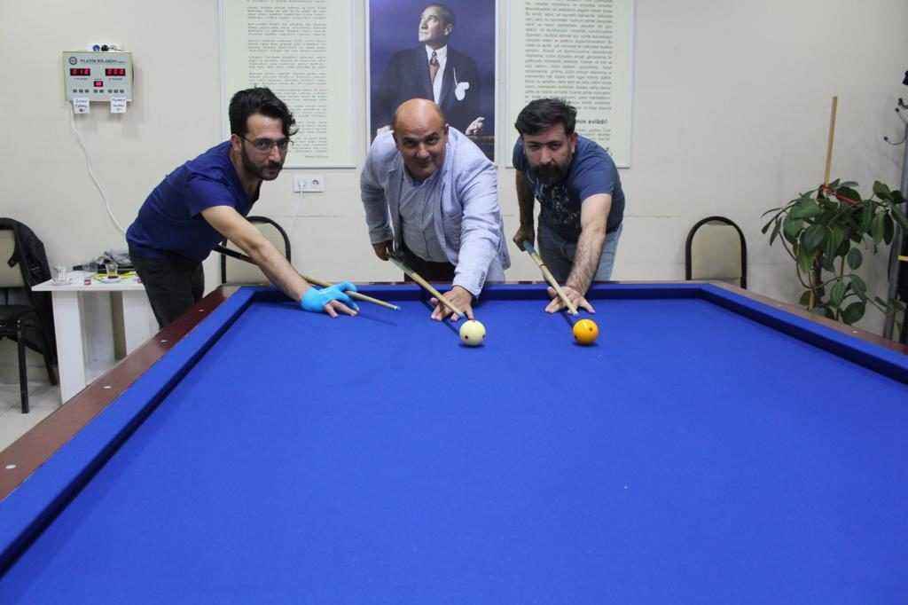 Bezirganbahçe’de bilardo şov! 