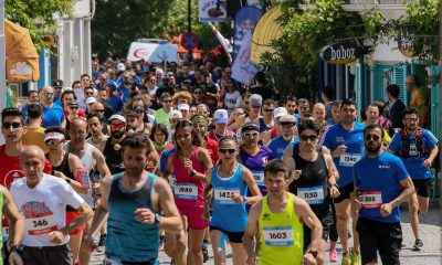 Bozcaada Yarı Maratonuna 1200 sporcu katıldı 