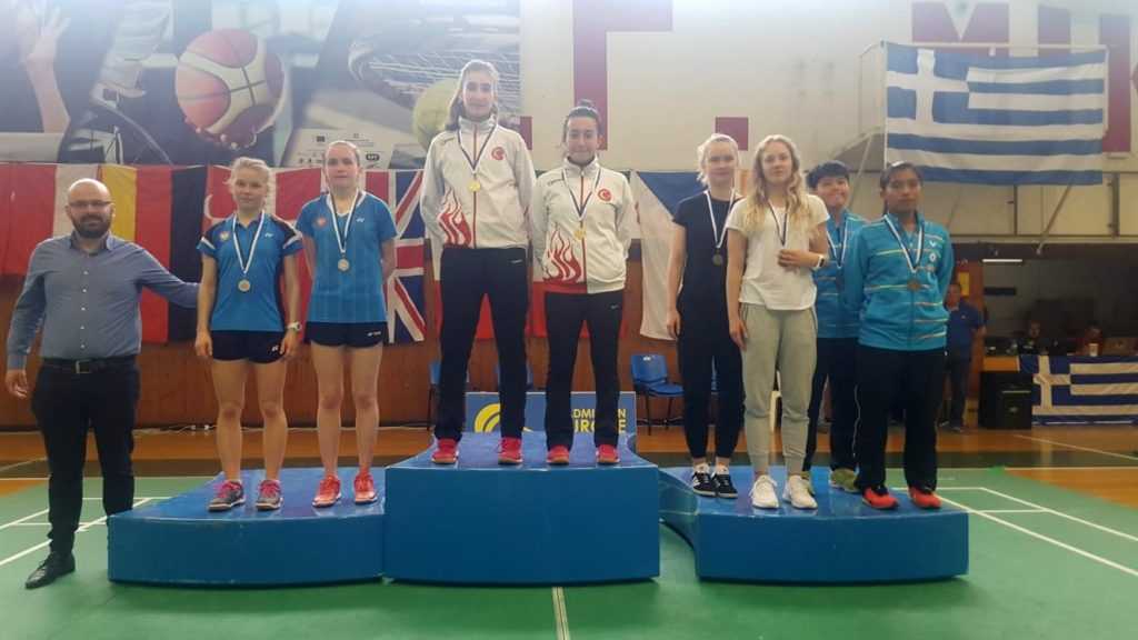 Hellas Uluslararası Badminton Turnuvası’nda millilerden 3 madalya 