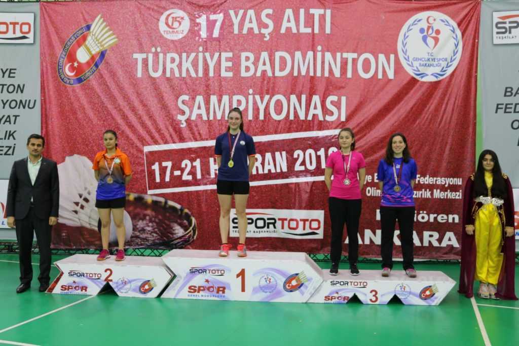 17 Yaş Türkiye Badminton şampiyonları belli oldu   