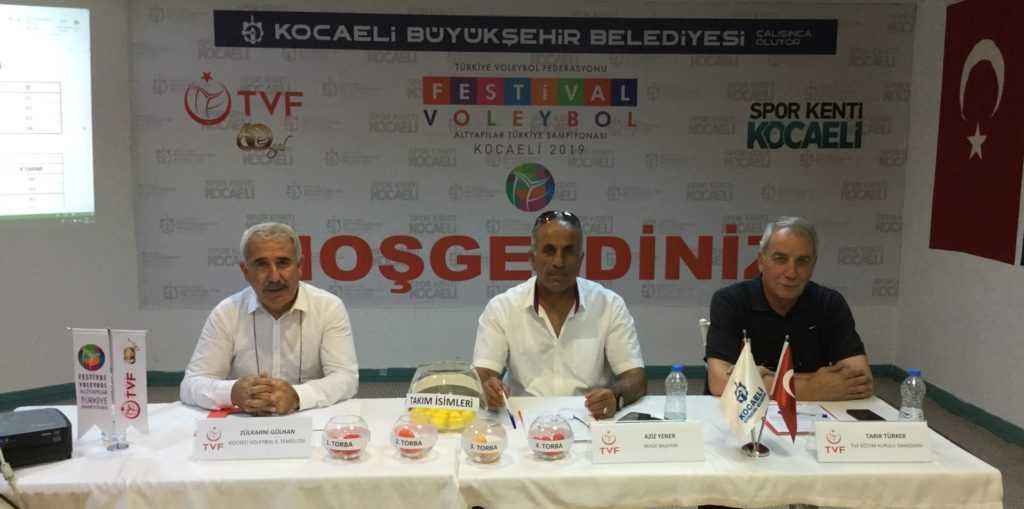 Festival Voleybol Yıldız Erkekler Finali’nde kuralar çekildi   
