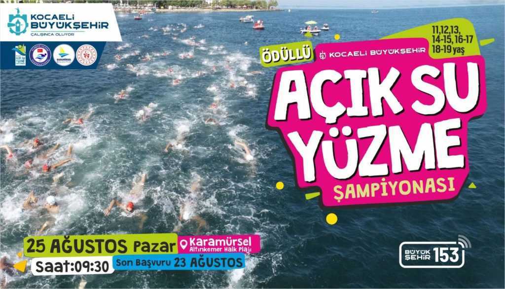 Açık Su Yüzme Şampiyonası Karamürsel etabı başlıyor   