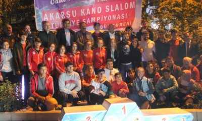 Akarsu Kano Slalom Türkiye şampiyonası Yusufeli’nde yapıldı