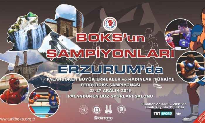 Boksun şampiyonları Erzurum’da   