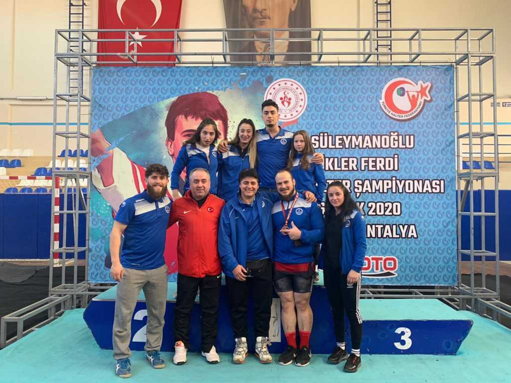 Halterciler, Türkiye Şampiyonası’ndan mutlu döndü   