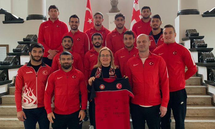 Judo Milli Takımımız, Tiflis Büyükelçisini ziyaret etti