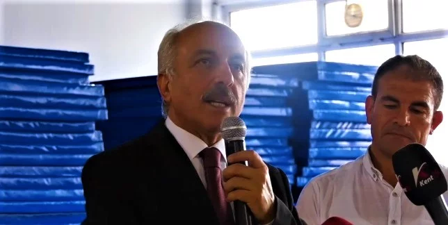Güreş takımlarına minder desteği