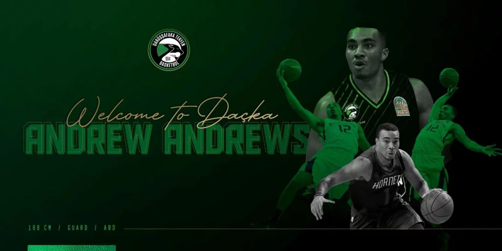 Darüşşafaka Tekfen, Andrew Andrews’i kadrosuna kattı   