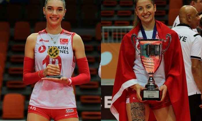 Lila Şengün ve Sude Hacımustafaoğlu  şampiyonluğu değerlendirdi