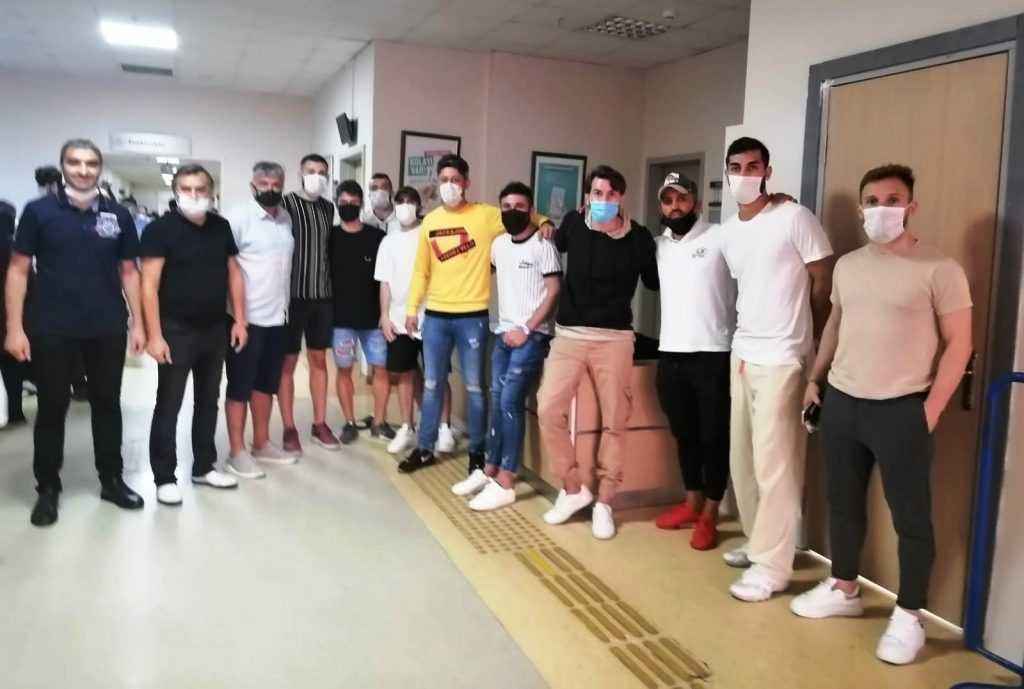 Futbolcular sağlık kontrolünden geçti