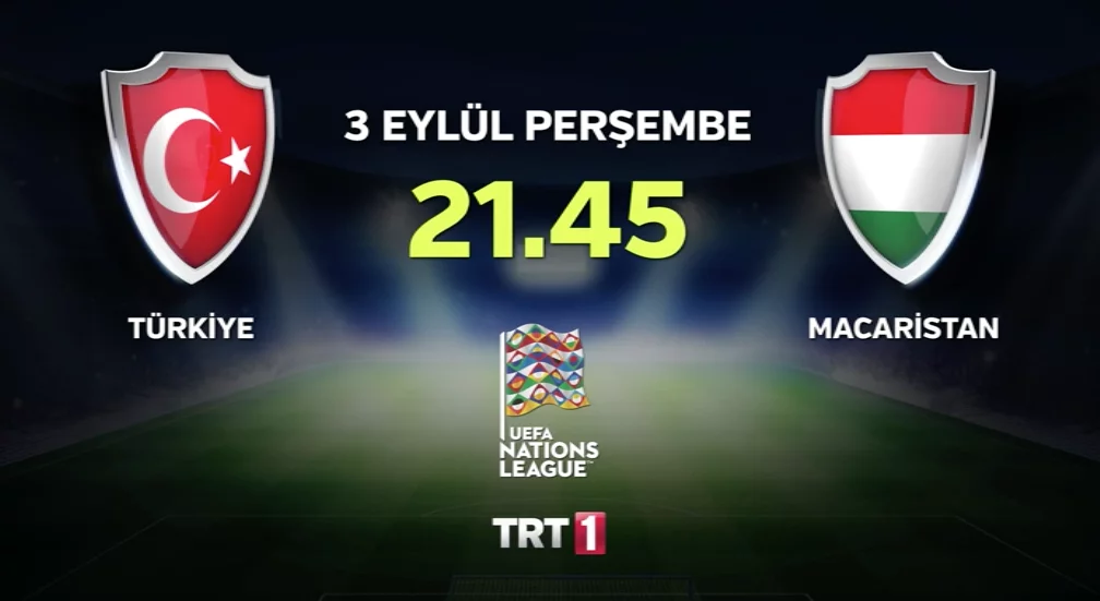 Türkiye – Macaristan maçı TRT 1’de   