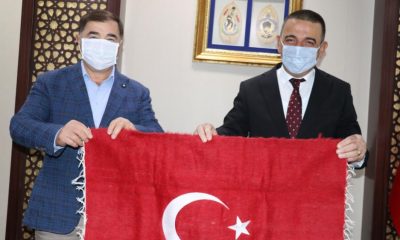 TGF Başkanı Musa Aydın, Vali Hacıbektaşoğlu’nu ziyaret etti