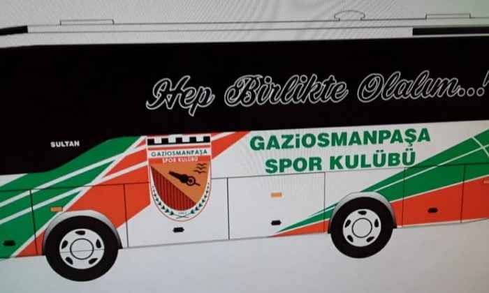 İşte  Gaziosmanpaşaspor’un yeni otobüsü!   
