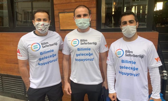 İstanbul Maratonu’nda Bilim Seferberliği için koştular!