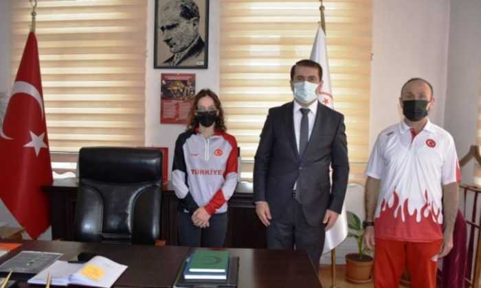 Artvin İl Müdürü Fahri Acar Milli Sporcuları Kabul Etti