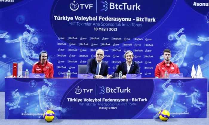 Türkiye Voleybol Federasyonu (TVF) ile BtcTurk arasında 2 yıllık sponsorluk anlaşması imzalandı
