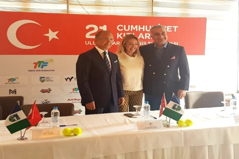 21. Cumhuriyet Kızları Uluslararası Tenis Turnuvası’nın Basın Toplantısı Gerçekleşti