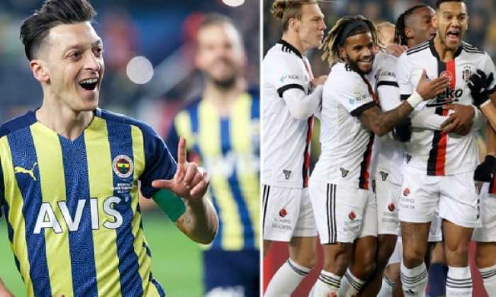 Fenerbahçe ile Beşiktaş 2-2 Berabere Kaldı