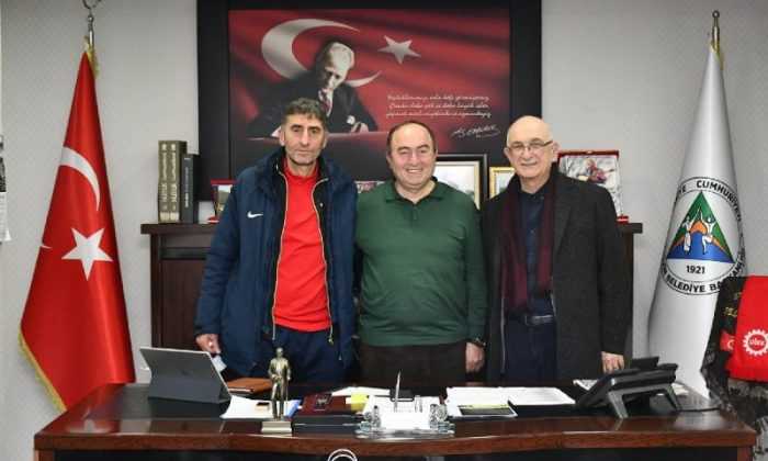 Artvin Çoruhspor Başkanı Yılmaz’dan Başkan Elçin’e Ziyaret