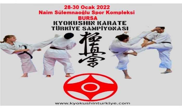 Türkiye Kyokushin Stil Karate Şampiyonası Bursa’da Düzenlenecek