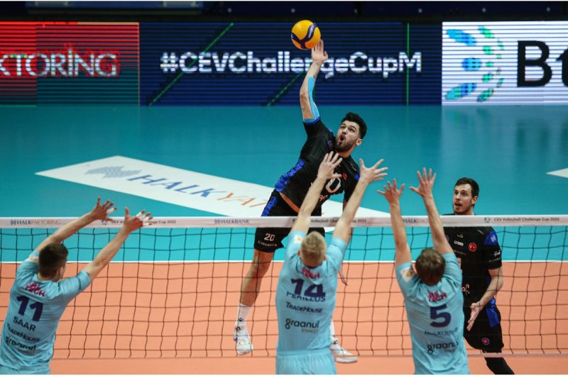 Halkbank Tallinn Teknik Üniversitesi’ni 3-0 Mağlup Etti