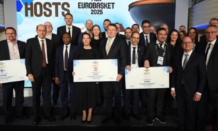 FIBA EuroBasket 2025’e Letonya, Kıbrıs Rum Kesimi ve Finlandiya Ev Sahipliği Yapacak