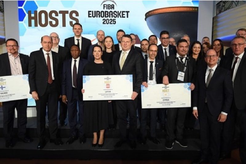 FIBA EuroBasket 2025’e Letonya, Kıbrıs Rum Kesimi ve Finlandiya Ev Sahipliği Yapacak