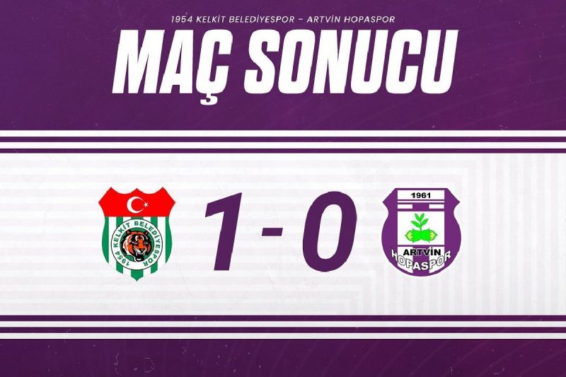 Karadeniz Derbisinde Kelkit Güldü, Hopa Üzüldü