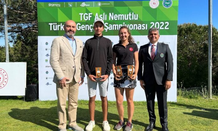 Golfte Türkiye Gençler Şampiyonları Erkeklerde Can Gürdenli, Genç Kızlarda Deniz Kaya Oldu