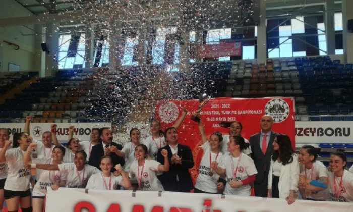Hentbol Genç Kızlar Türkiye Şampiyonu Aksaray Belediye Spor Oldu